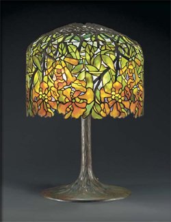 Tiffany Creeper Pattern Table Lamp Tiffany Creeper Pattern Table Lamp