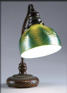 Tiffany Favrile Shade Desk Lamp Tiffany Favrile Shade Desk Lamp