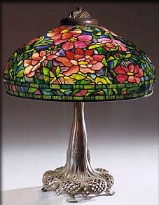 Tiffany Peony Shade Table Lamp