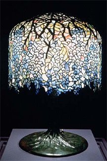 Tiffany Large Blue Wisteria Table Lamp Tiffany Large Blue Wisteria Table Lamp