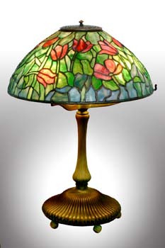 Authentic Tiffany Tulip Lamp Authentic Tiffany Tulip Lamp