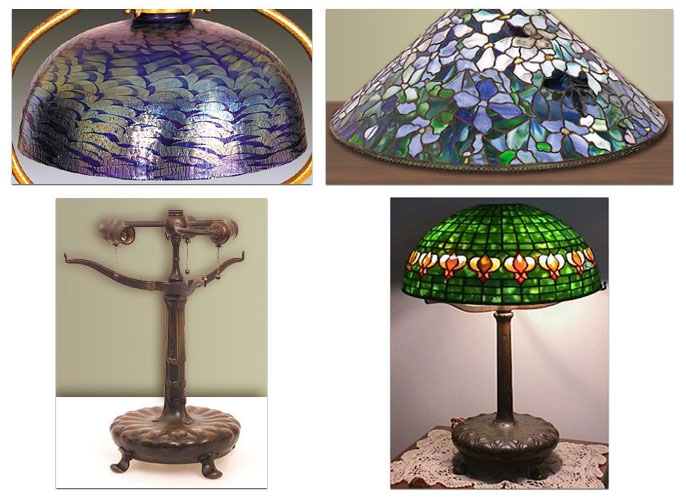 examples of Tiffany lamps