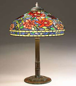 Tiffany Peony Lamp